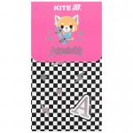 Блокнот на магніті Kite Aggretsuko AR24-092, 60 аркушів, клітинка