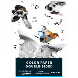 Папір кольоровий двосторонній Kite Dogs K22-287, А4