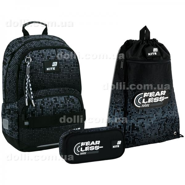 Шкільний набір Kite Education Fearless SET_K26-585M-3 (рюкзак, пенал, сумка)