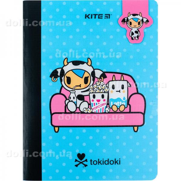 Блокнот з магнітною закладкою Kite tokidoki TK24-192, А5, 60 аркушів, клітинка