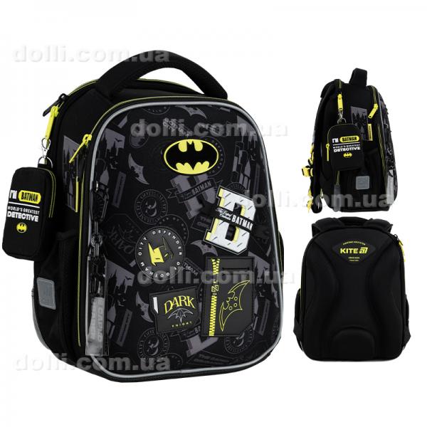 Рюкзак школьный каркасный DC Batman DC25-555S