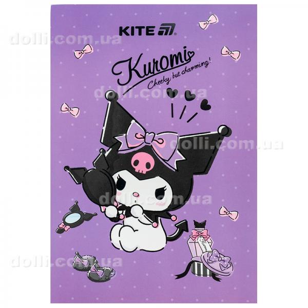 Блокнот-планшет Kite Kuromi HK25-194-2, A5, 50 аркушів, клітинка