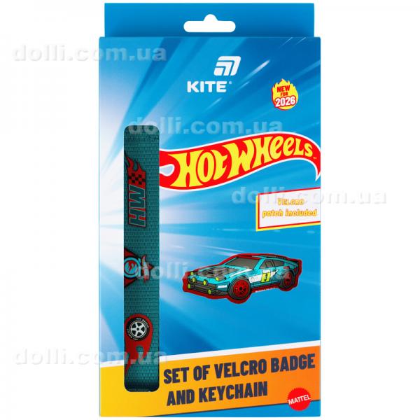 Набор бейдж на липучке и подвеска Kite Hot Wheels HW26-3010, 2 шт.