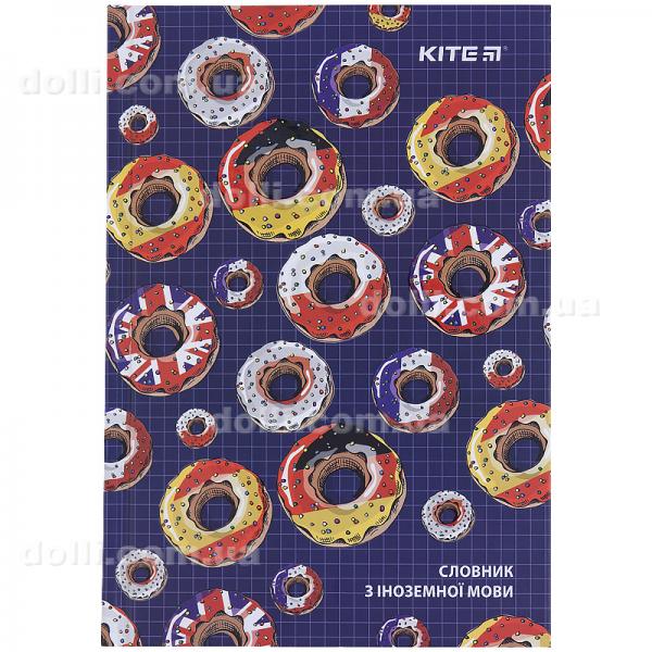 Словник для запису іноземних слів Kite Donuts K21-407-2, 60 аркушів
