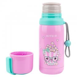 Термос Kite Popcorn K21-301-02, 350 мл, розовый