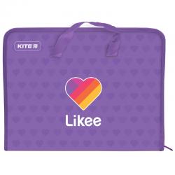 Папка-портфель на молнии Kite Likee LK22-202, 1 отделение, A4