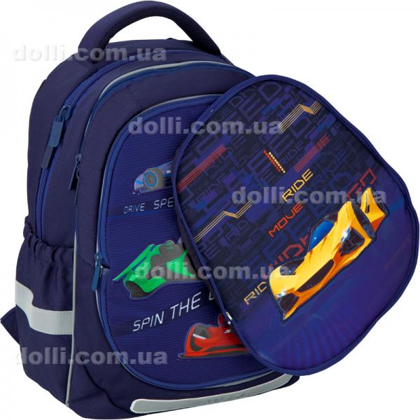 Рюкзак школьный полукаркасный Kite Education Fast cars K20-700M(2p)-4