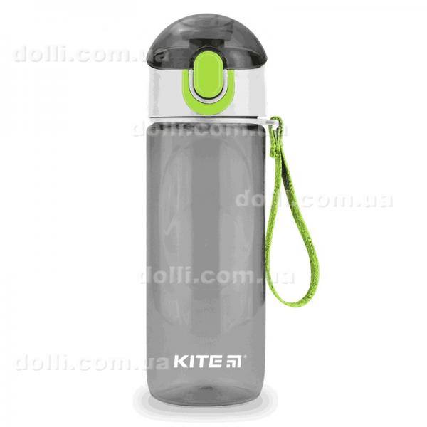 Пляшечка для води Kite K22-400-04, 530 мл, сіро-зелена