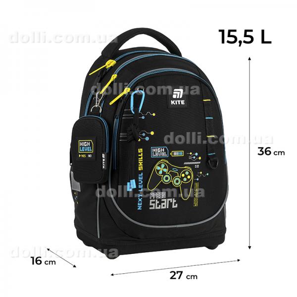 Рюкзак школьный Kite Education Good Game K25-724S-4