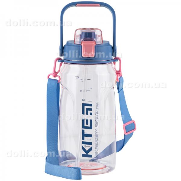Пляшечка для води Kite K24-1202-2, 1500 мл, рожева