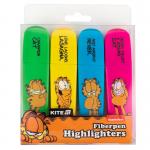 Маркер Highlighter Kite Garfield GF25-444, набор из 4-х цветов