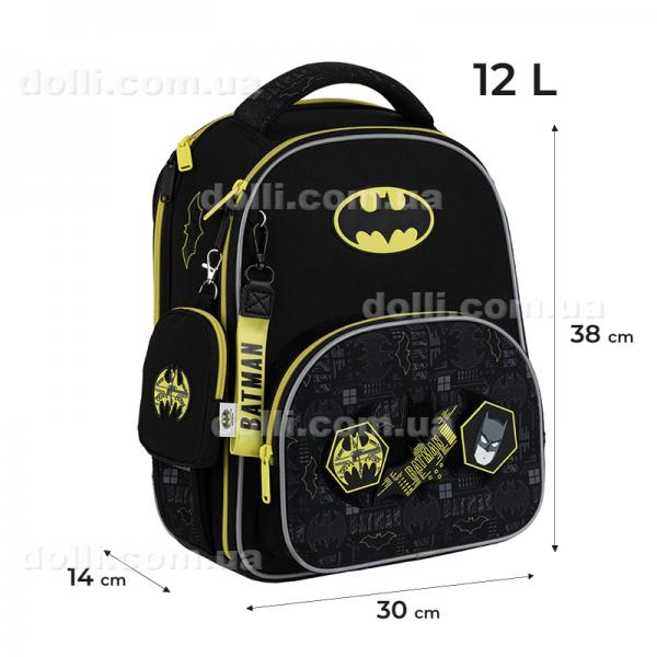 Рюкзак школьный каркасный DC Batman DC25-556M