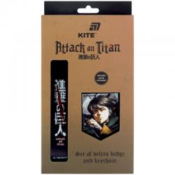 Набор бейдж на липучке и подвеска Kite Attack on Titan AT26-3010, 2 шт.