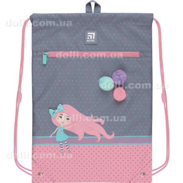 Сумка для взуття з кишенею Kite Education Pretty Girl K22-601M-9