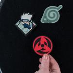 Набор бейджей на липучке Kite Naruto NR24-3012-2, 3 шт.