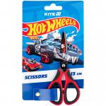 Ножницы детские с резиновыми вставками и рисунком на лезвии Kite Hot Wheels HW25-148, 13 см