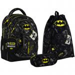 Шкільний набір Kite Education DC Batman SET_DC25-700M (рюкзак, пенал, сумка)
