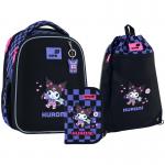 Школьный набор Kite Education Kuromi SET_HK26-555S-3 (рюкзак, пенал, сумка)