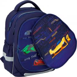 Рюкзак школьный полукаркасный Kite Education Fast cars K20-700M(2p)-4