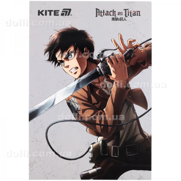 Блокнот-планшет Kite Attack on Titan AT25-194, A5, 50 листов, клетка