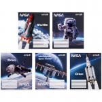 Тетрадь школьная Kite NASA NS25-236, 18 листов, клетка
