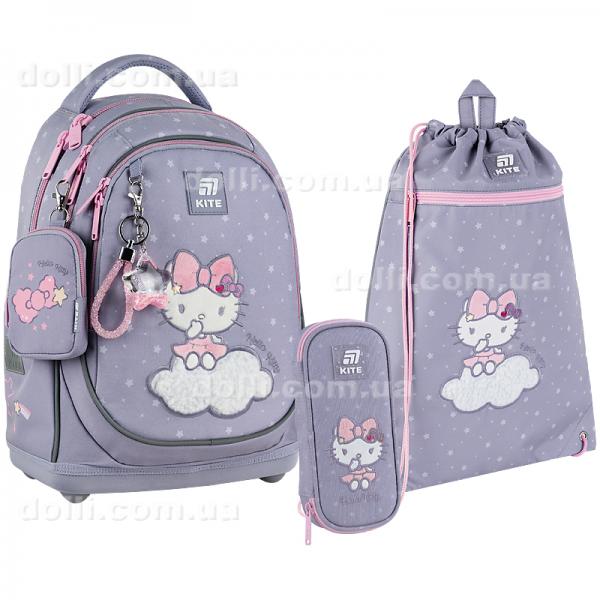 Шкільний набір Kite Education Hello Kitty SET_HK25-724S (рюкзак, пенал, сумка)