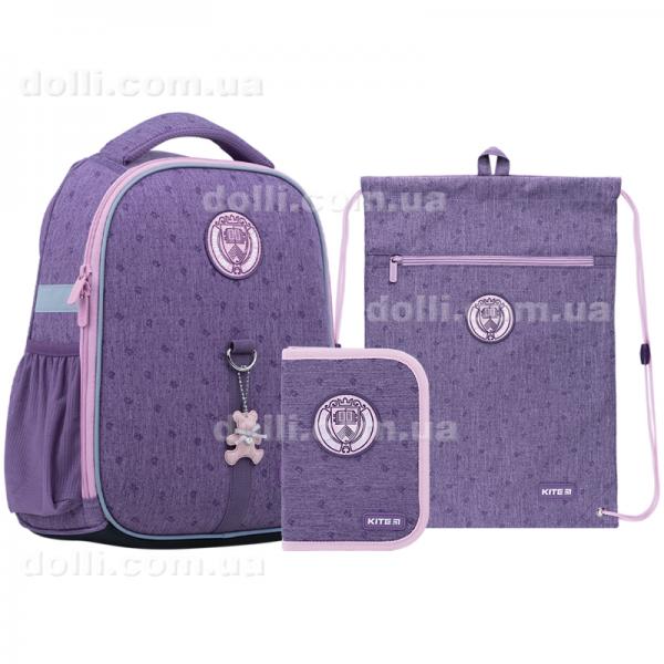 Набор рюкзак+сумка+пенал Kite Education College Line girl SET_K22-555S-3