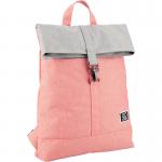 Рюкзак молодежный GoPack City GO20-155S-3 серо-розовый