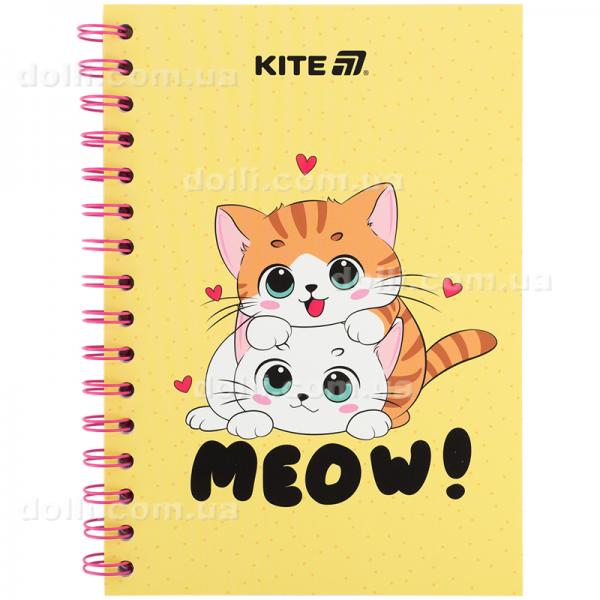Блокнот на спіралі Kite Cute 1 K25-1911-1, А5, 80 аркушів, клітинка