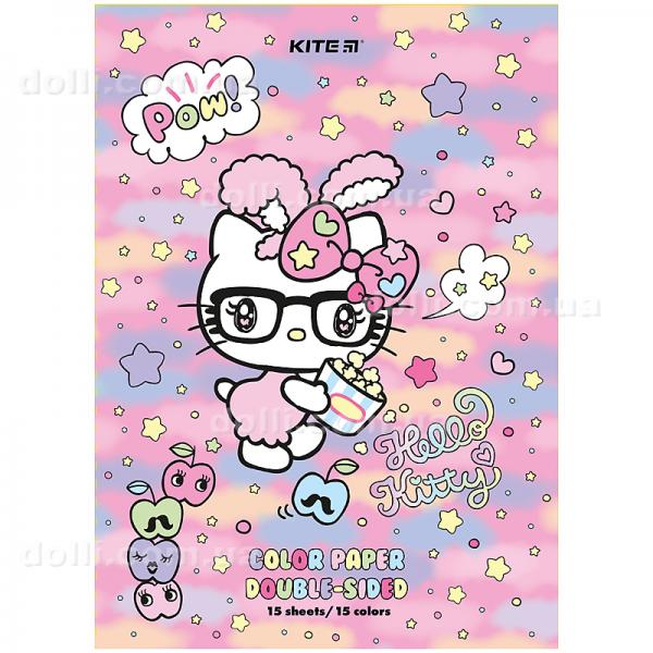 Бумага цветная двусторонняя Kite Hello Kitty HK24-250, А4
