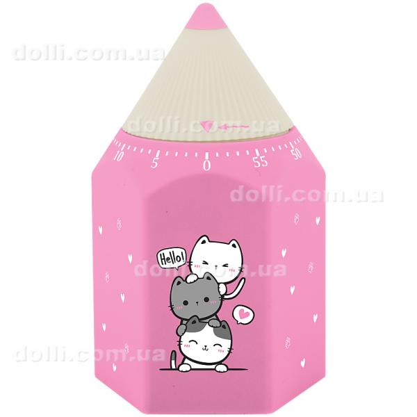 Таймер мехінічний Kite Cute Cats K24-171-1