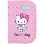 Пенал без наповнення Kite Hello Kitty HK26-622, 1 відділення, 2 відвороти