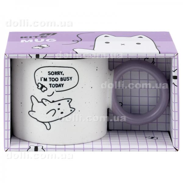 Чашка Kite Busy cat K25-220-1, 370 мл
