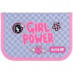 Пенал без наполнения Kite Girl's Power K26-621-5, 1 отделение, 1 отворот