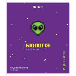 Зошит предметн. 48 арк.,кл., гібр лак з УФ, Pixel, біологія K21-240-09