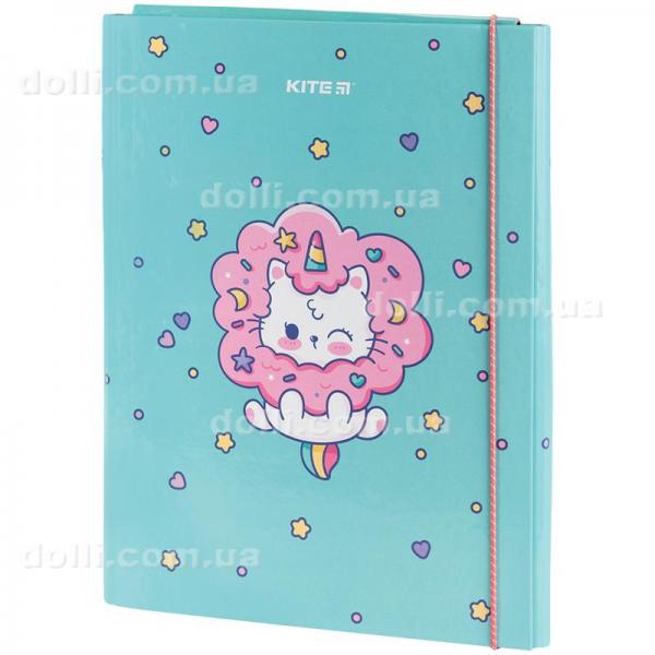Папка для трудового навчання Kite Rainbow Catcorn K23-213-01, А4