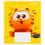 Тетрадь школьная Kite Garfield GF25-235, 12 листов, косая линия