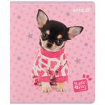 Тетрадь школьная Kite Studio Pets SP25-238, 24 листа, клетка