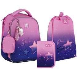 Школьный набор Kite Education Sparkling SET_K25-555S-9 (рюкзак, пенал, сумка)