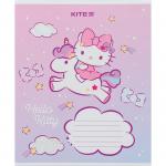 Зошит шкільний Kite Hello Kitty HK24-235-1, 12 аркушів, коса лінія