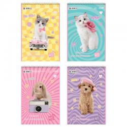 Зошит для малювання Kite Studio Pets SP25-243, 30 аркушів