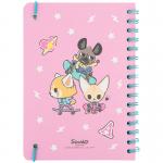Блокнот на спіралі Kite Aggretsuko AR25-190, A5, 80 аркушів, клітинка