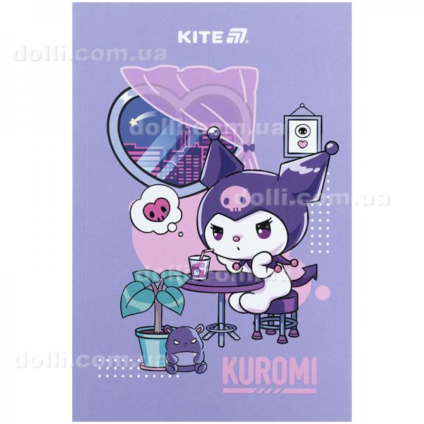 Блокнот Kite Kuromi HK25-193, термобиндер, A5, 64 листа, нелинованный