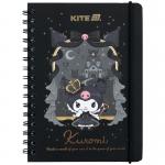 Дневник на спирали Kite Kuromi HK25-438-2, твердая обложка