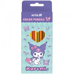 Олівці кольорові двосторонні Kite Kuromi HK25-054-2, 12 шт.