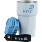 Термокружка Kite K25-1220-2, 450 мл, серо-голубая