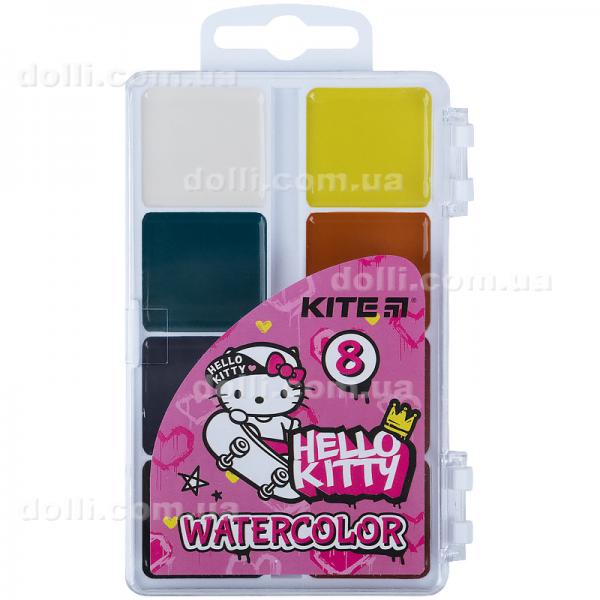 Краски акварельные Kite Hello Kitty HK21-065, 8 цветов