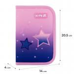 Пенал без наповнення Kite Sparkling K25-622-1, 1 відділення, 2 відворот