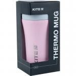 Термокружка с трубочкой Kite K22-457-02, 400 мл, розовая