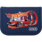 Пенал з наповненням Kite Hot Wheels HW22-622H, 1 відділення, 2 відвороти